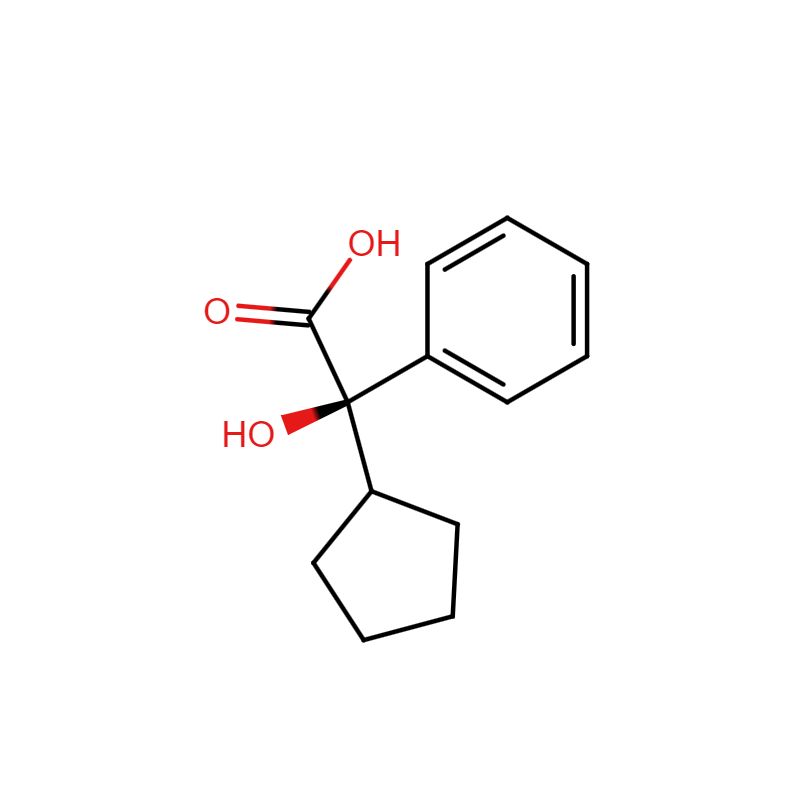 (2R)2cyclopentyl2hydroxy2phenylacetic acid , CAS 64471450